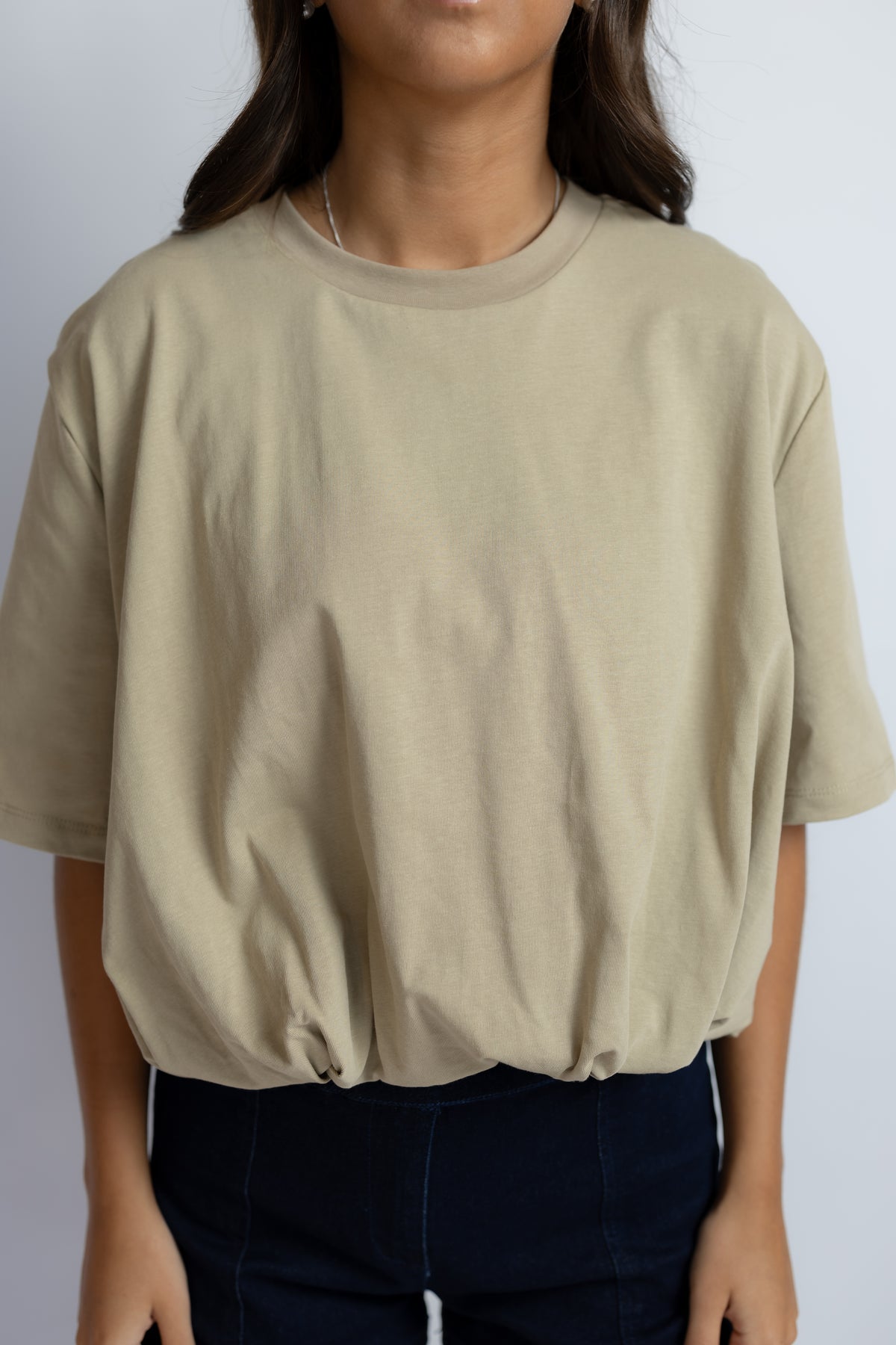 I Remember Cropped Bubble Tee