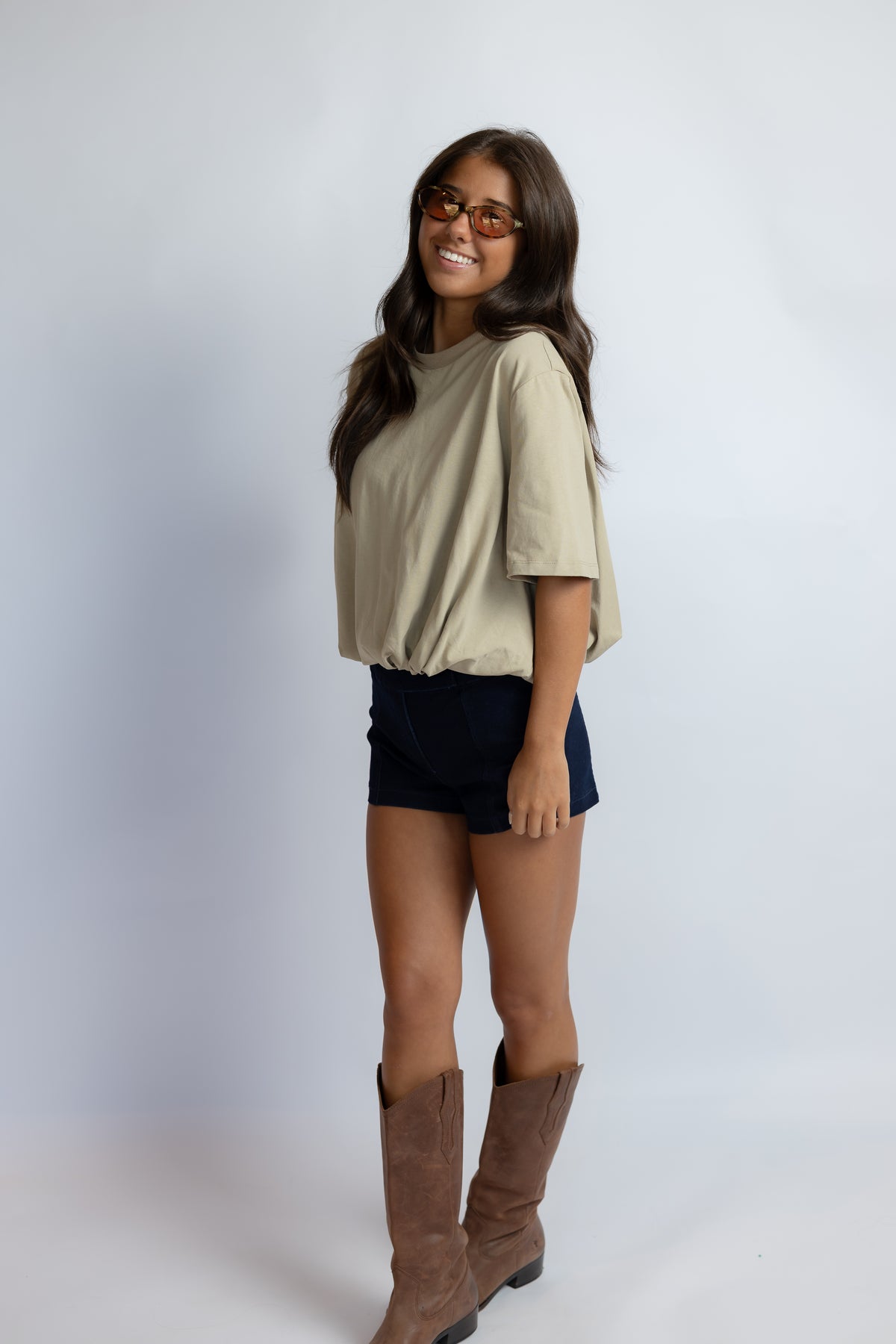 I Remember Cropped Bubble Tee