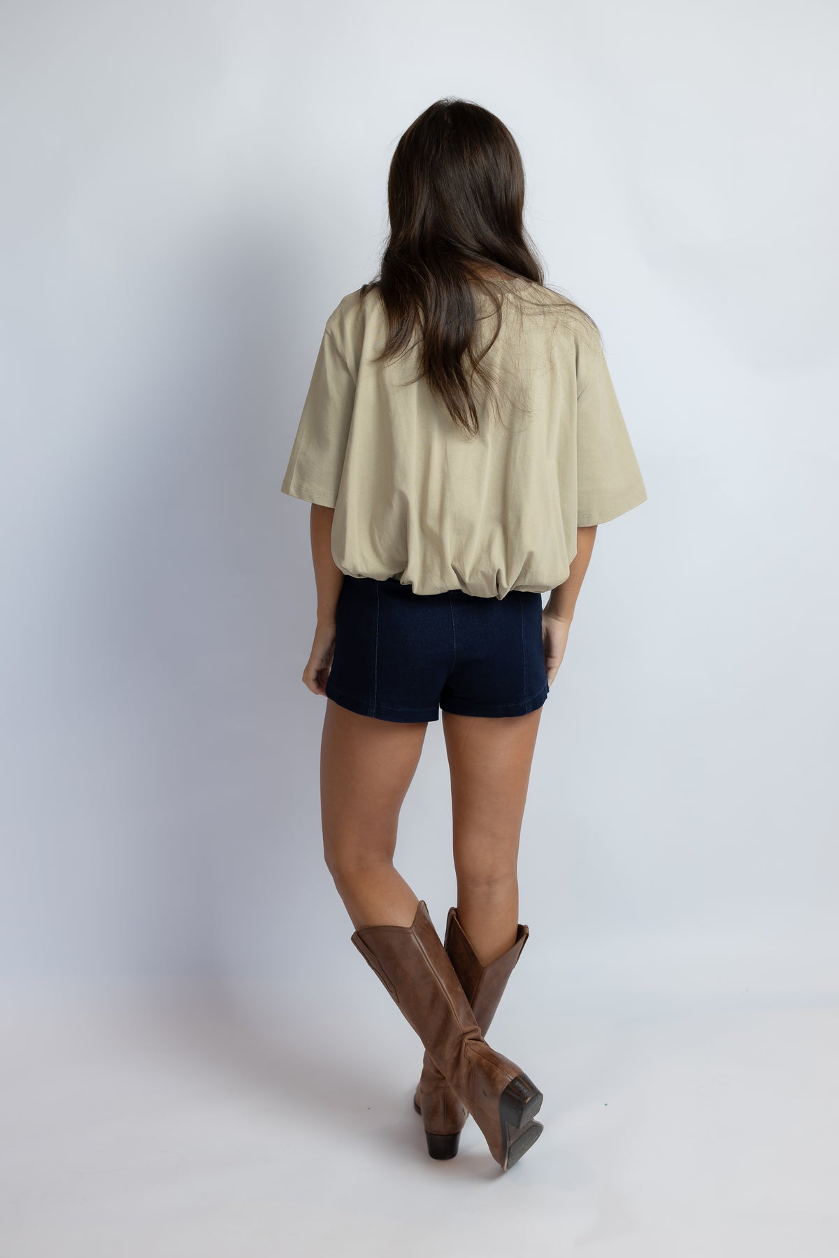 I Remember Cropped Bubble Tee
