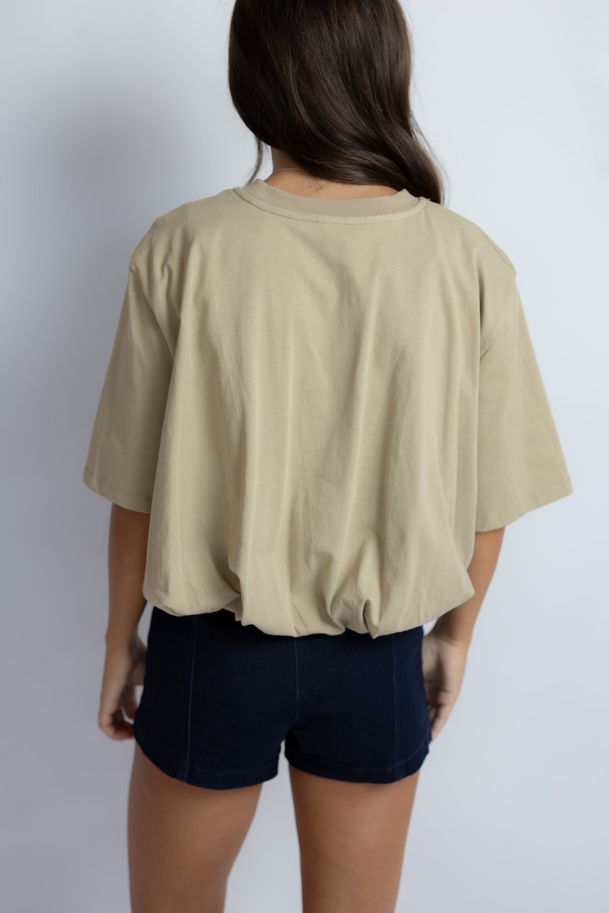 I Remember Cropped Bubble Tee