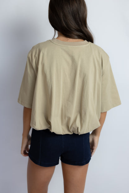 I Remember Cropped Bubble Tee
