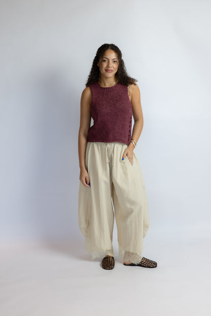 Just For Show Lace Balloon Pants