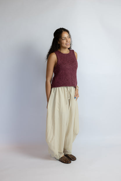 Just For Show Lace Balloon Pants