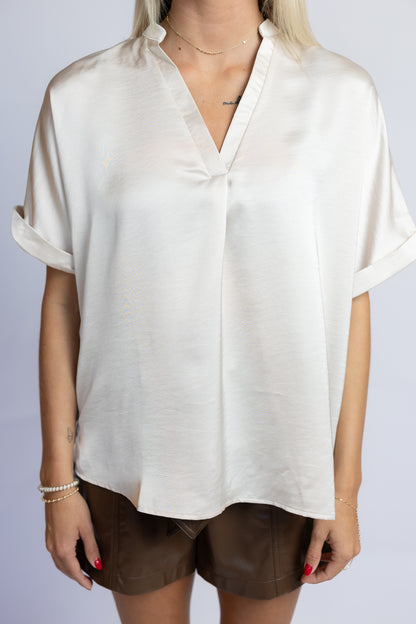 Carefree Satin Top