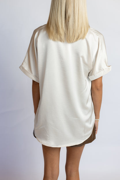Carefree Satin Top