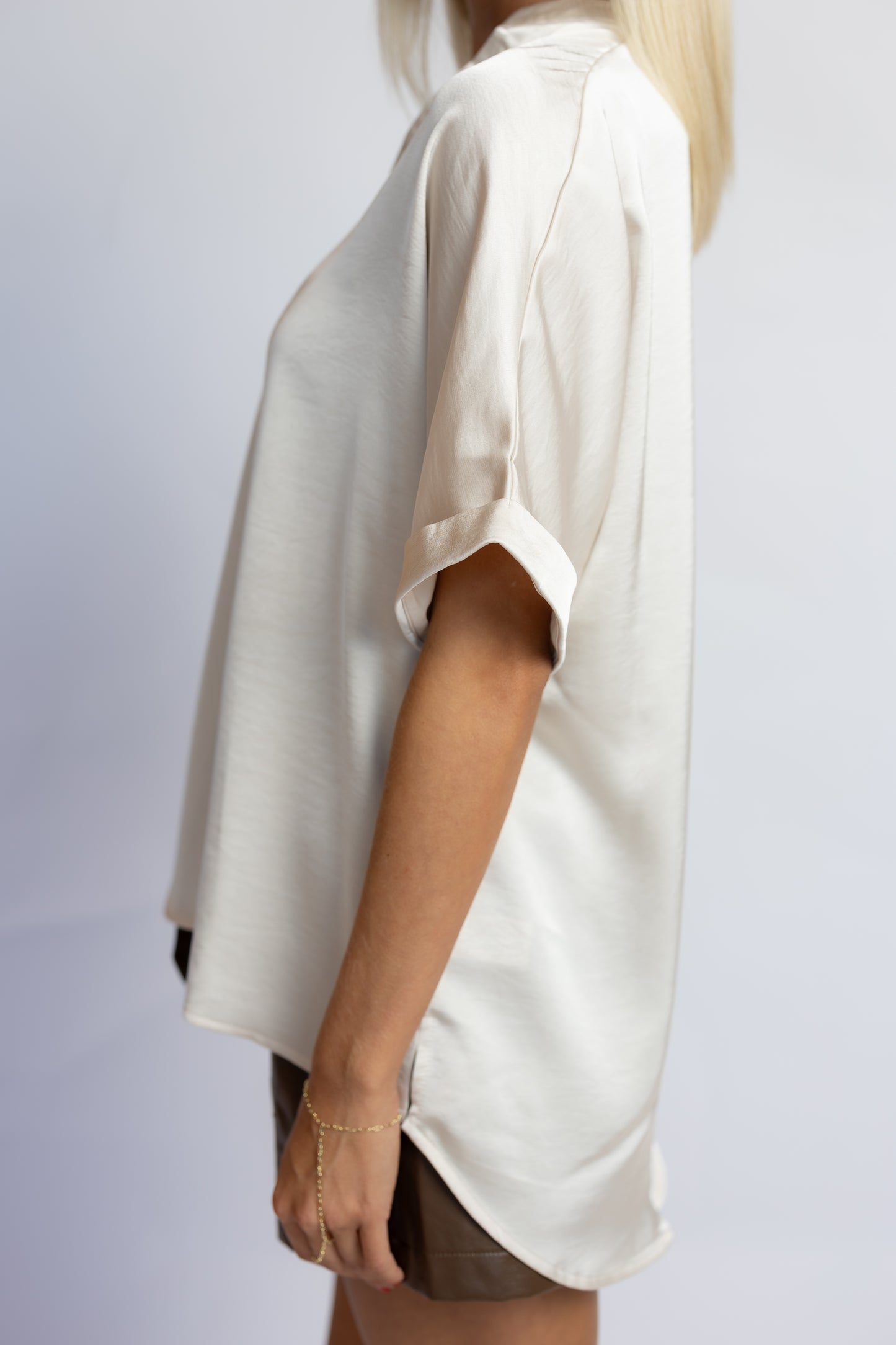 Carefree Satin Top