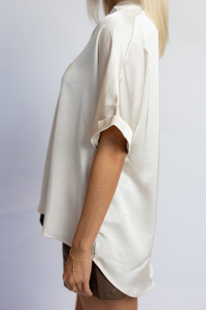 Carefree Satin Top