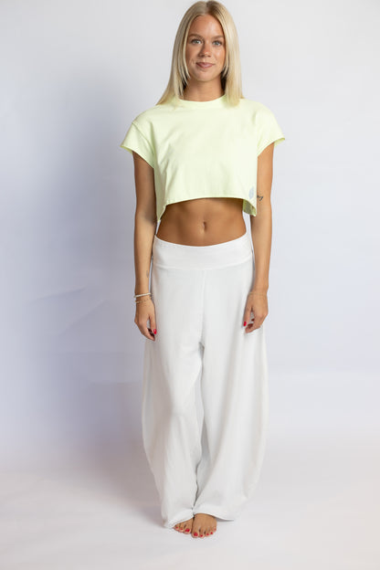 Hot Shot Cropped Tee Vapor Lime