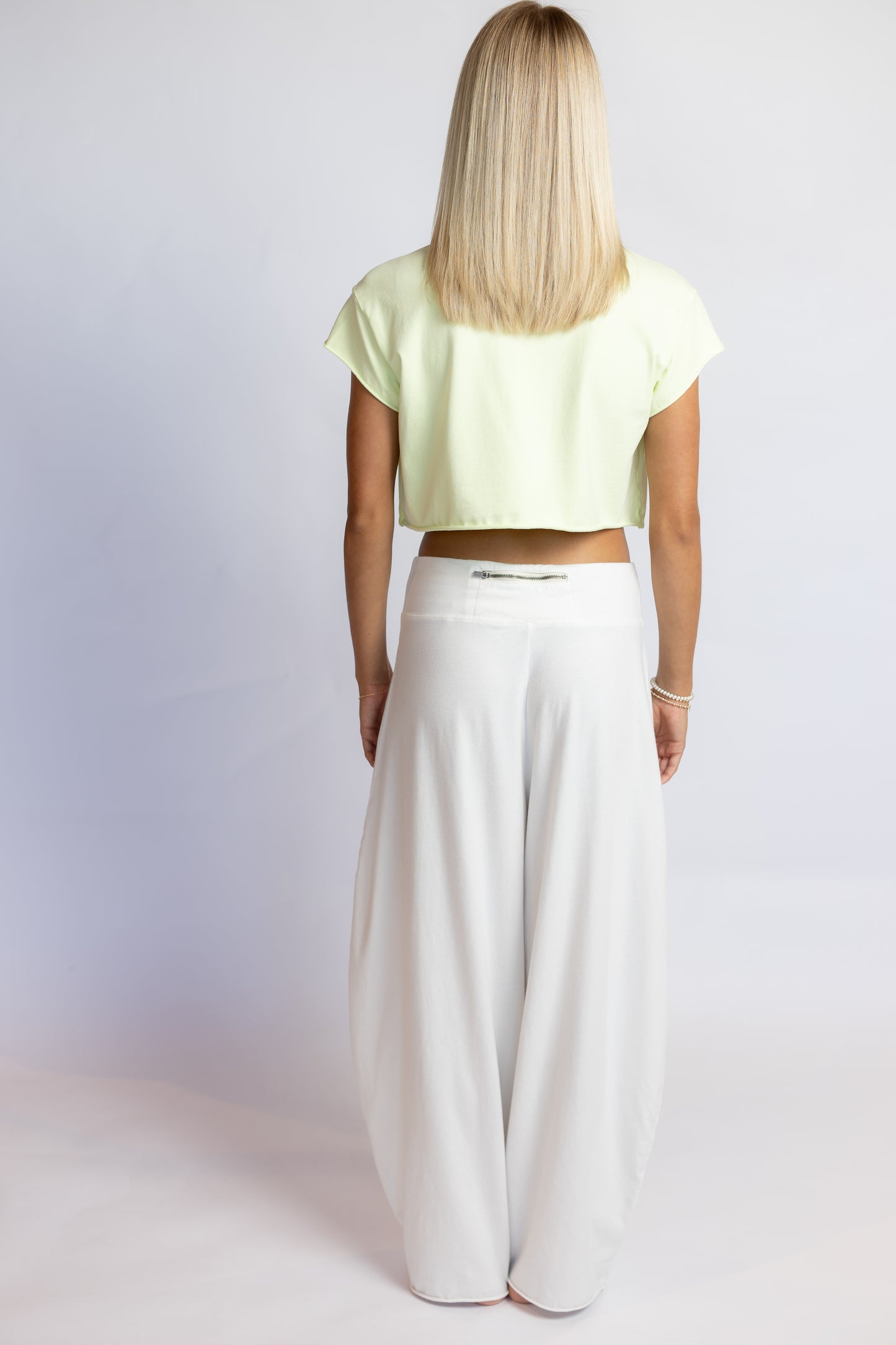 Hot Shot Cropped Tee Vapor Lime
