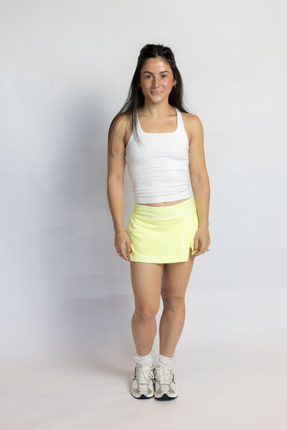 Hot Shot Mini Skort Vapor Lime