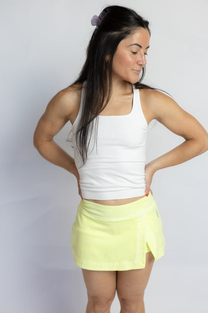 Hot Shot Mini Skort Vapor Lime