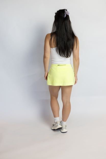 Hot Shot Mini Skort Vapor Lime