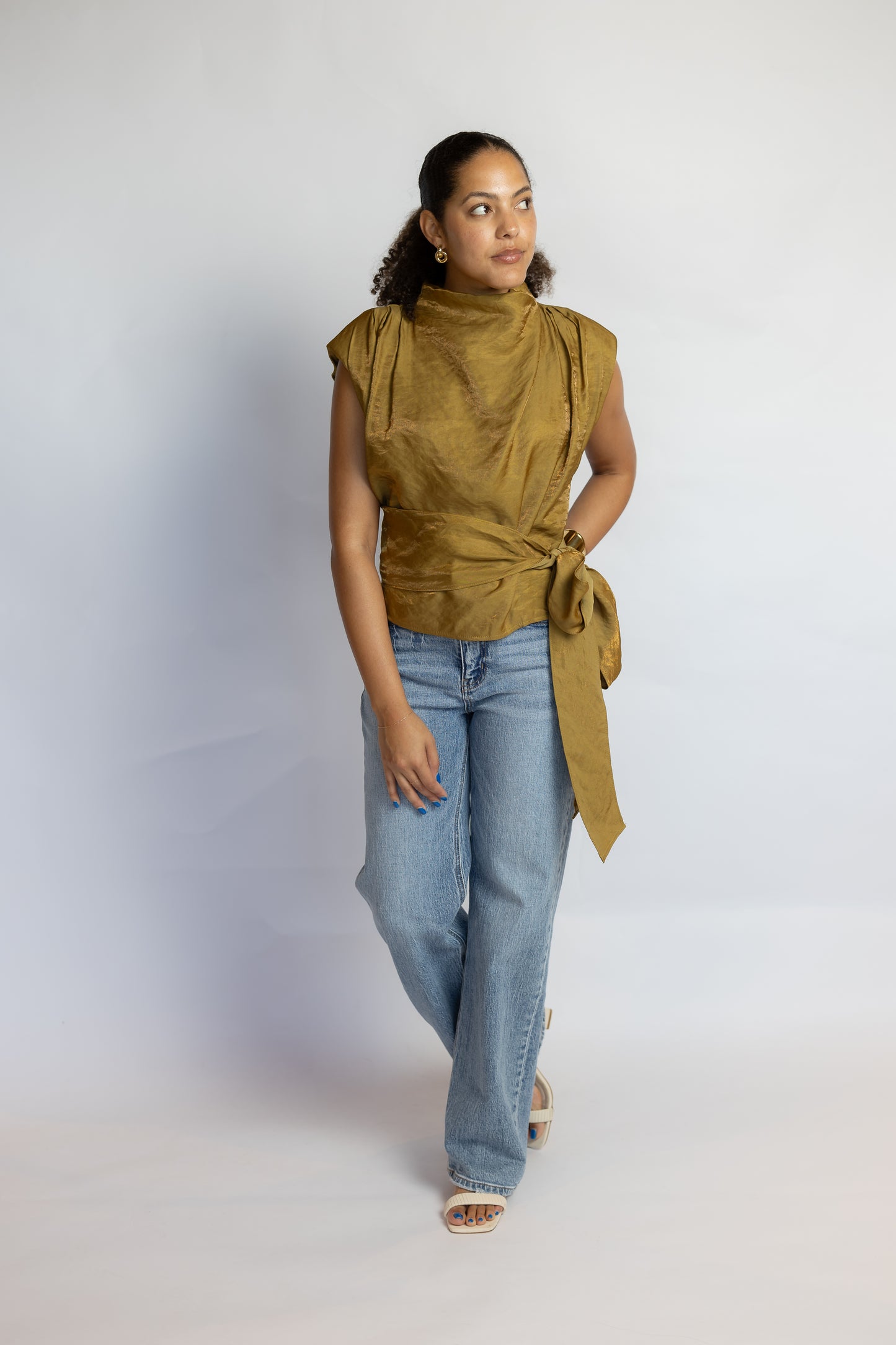 Changes Coming Mock Neck Top