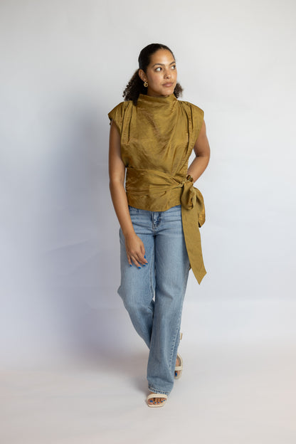 Changes Coming Mock Neck Top