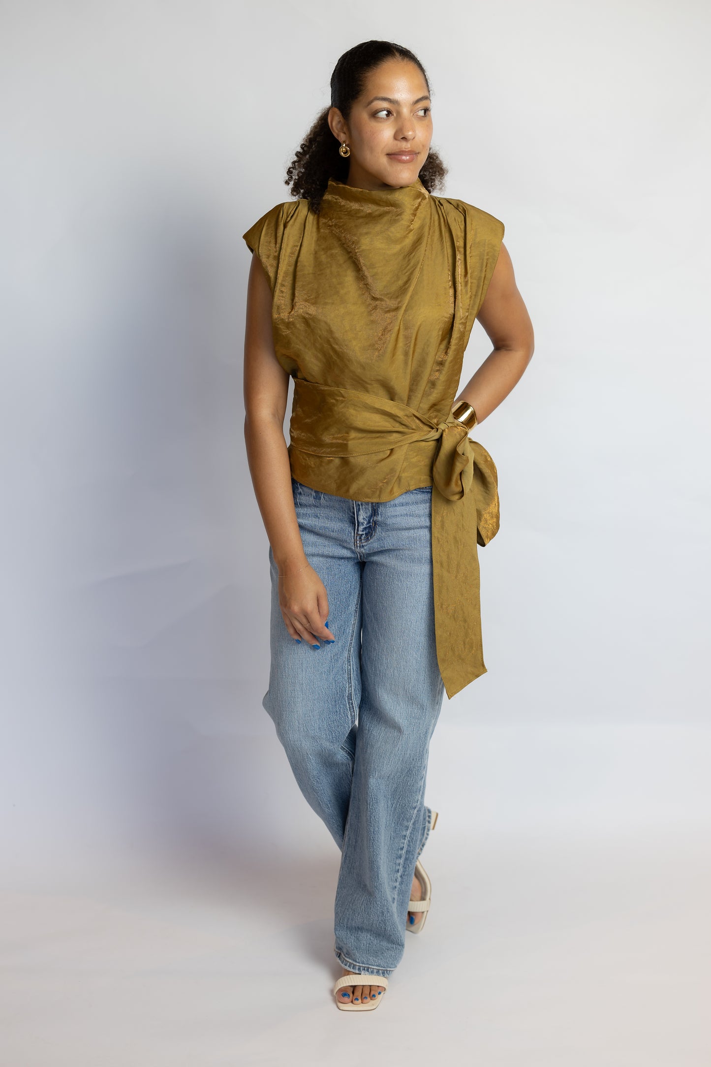 Changes Coming Mock Neck Top