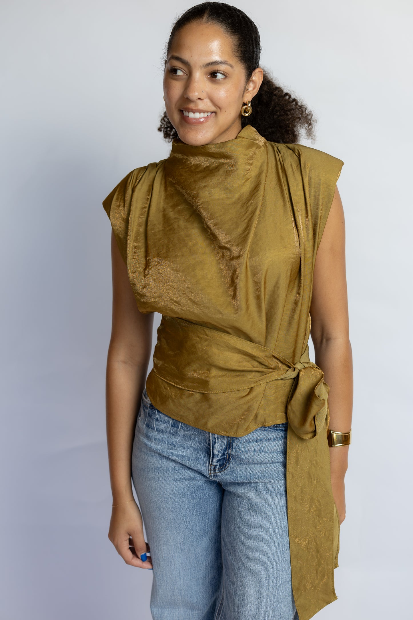 Changes Coming Mock Neck Top