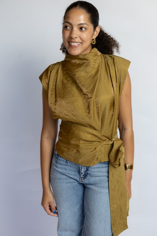 Changes Coming Mock Neck Top