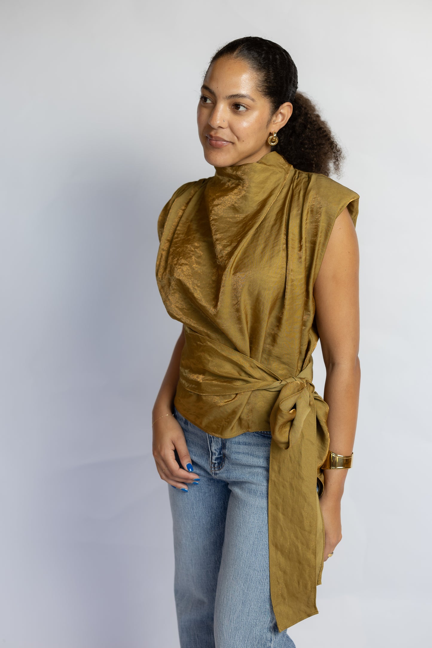 Changes Coming Mock Neck Top