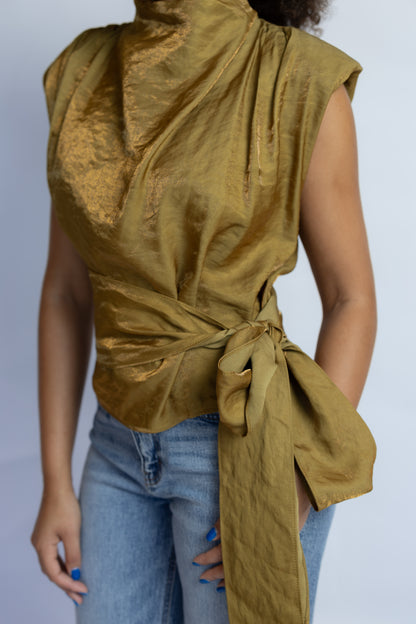 Changes Coming Mock Neck Top