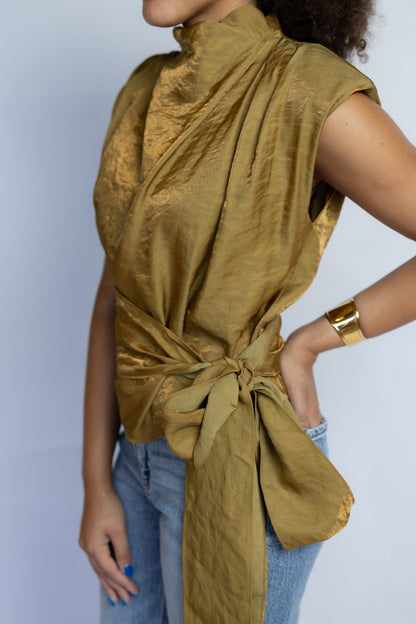 Changes Coming Mock Neck Top