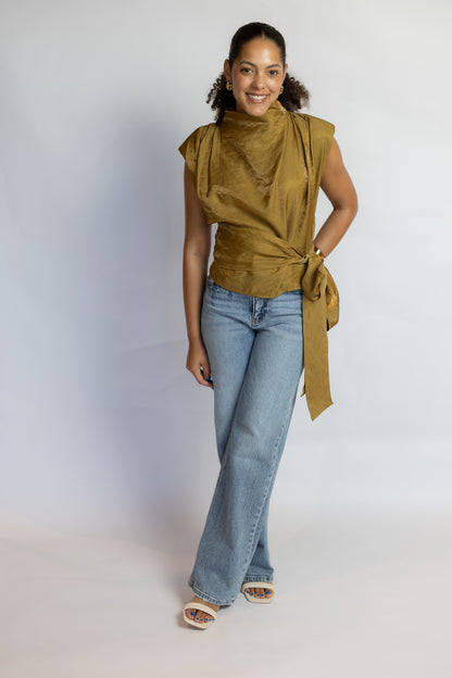 Changes Coming Mock Neck Top