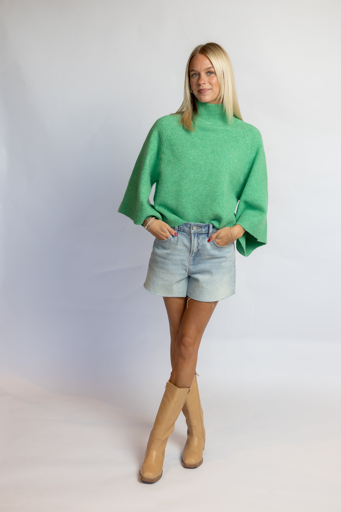 All Yours Mock Neck Sweater