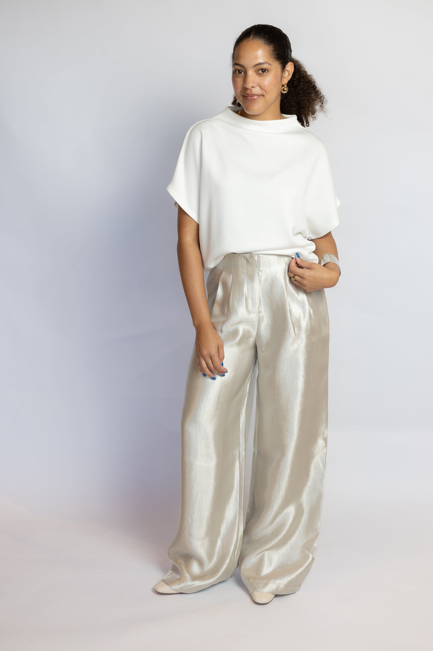 Natalie Mock Neck Top