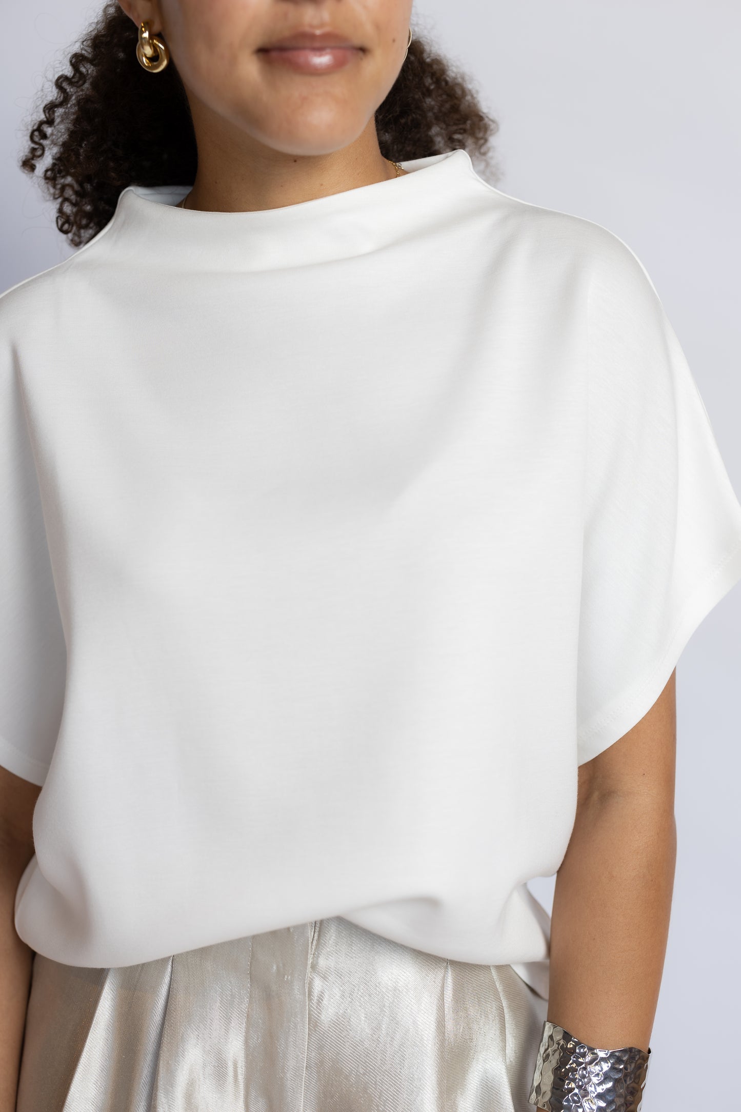 Natalie Mock Neck Top