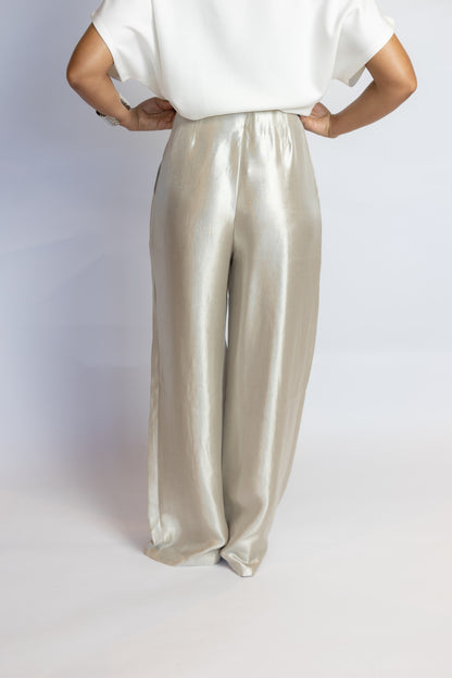 Working My Way Up Satin Pants