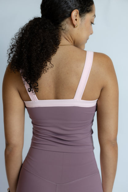 Mallori Contrast Block Tank Top