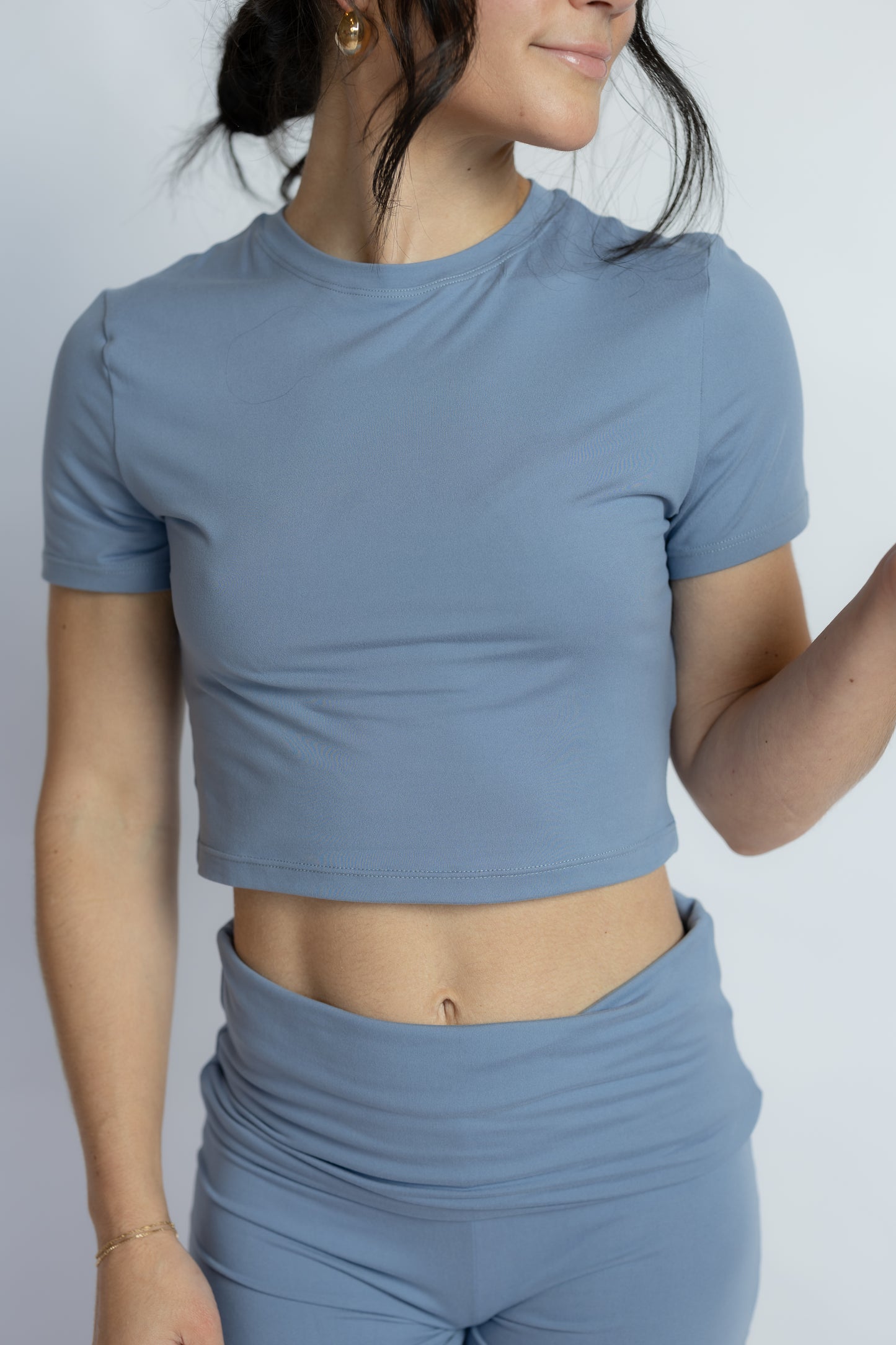 Sofia Jersey Crewneck Tee