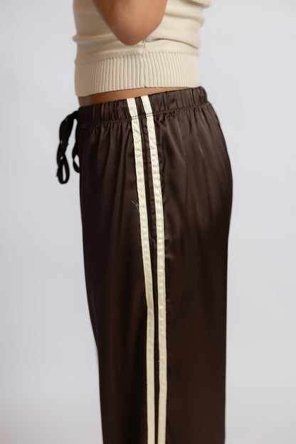 Maggie Satin Track Pants