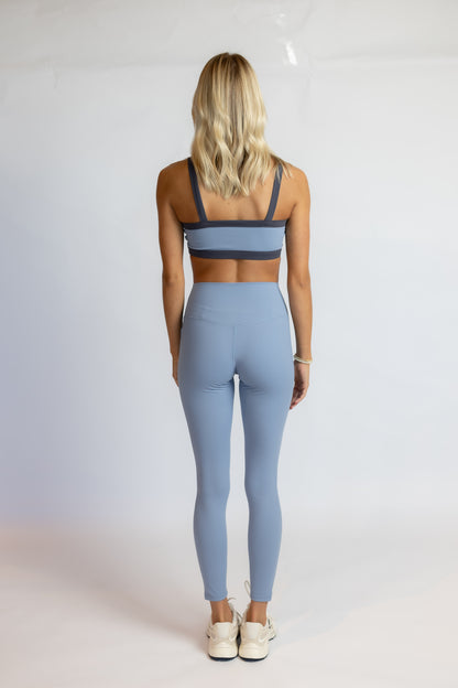 Serena Contrast Block Sports Bra