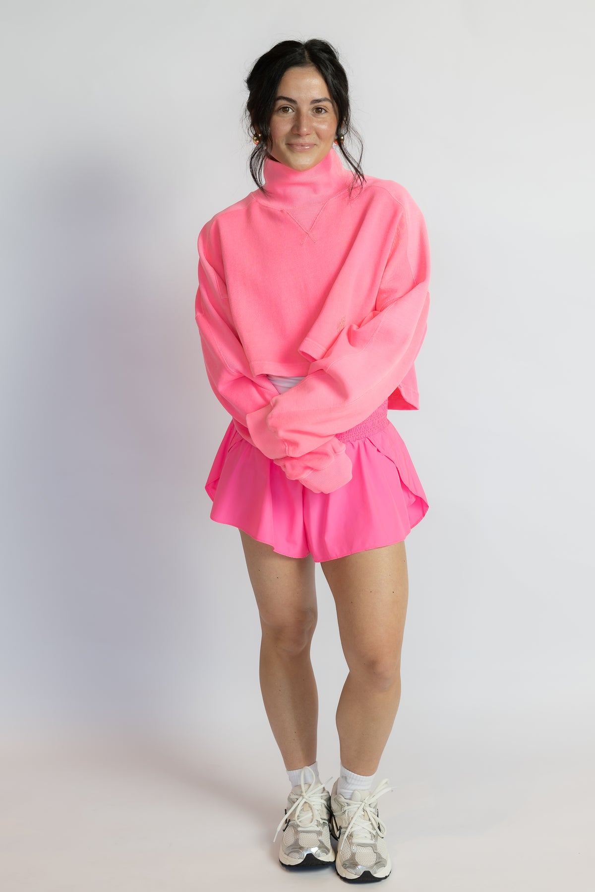 Pick Up Game Pullover Hot Pink