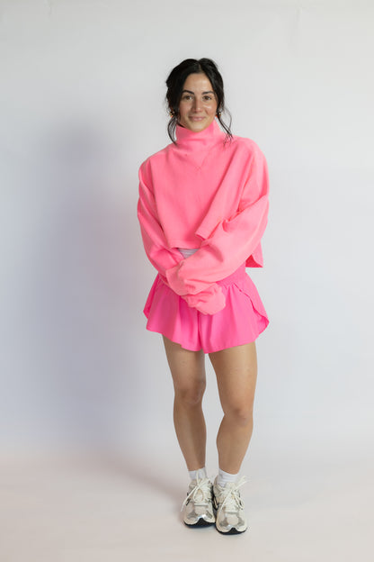 Pick Up Game Pullover Hot Pink