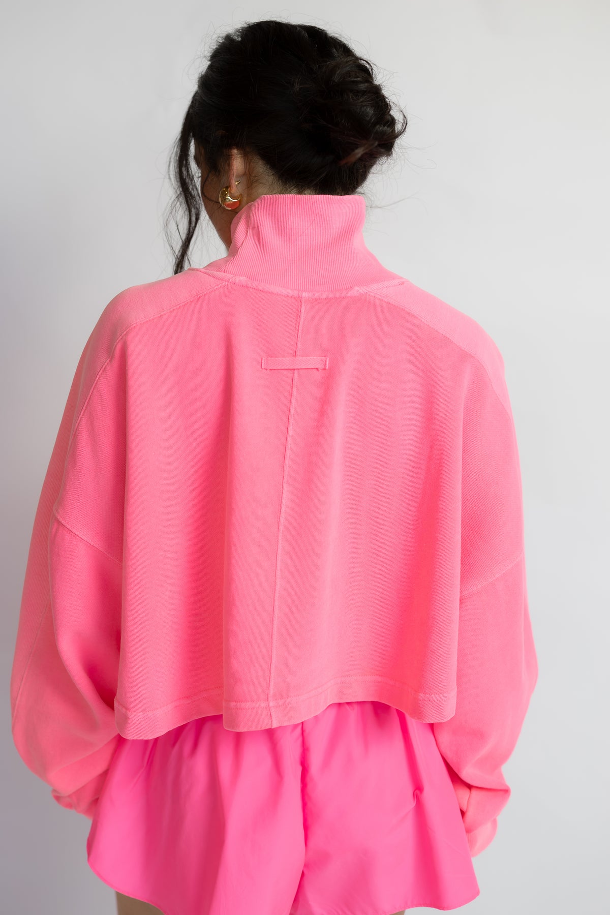 Pick Up Game Pullover Hot Pink