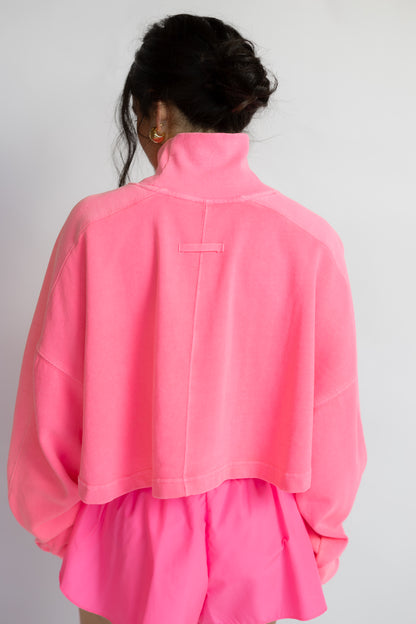 Pick Up Game Pullover Hot Pink