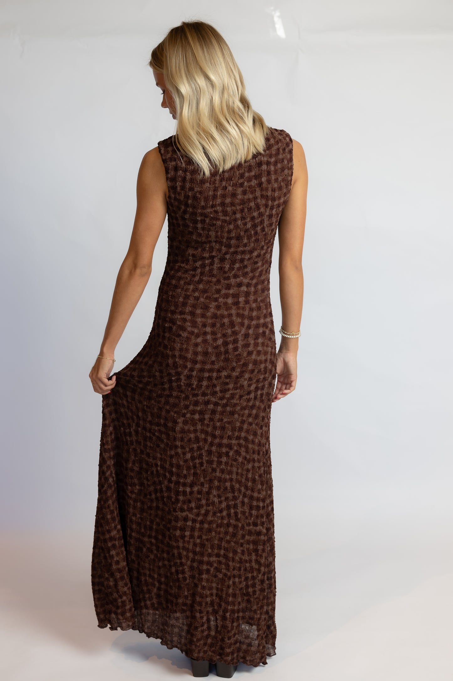 Eileen Mock Neck Maxi Dress