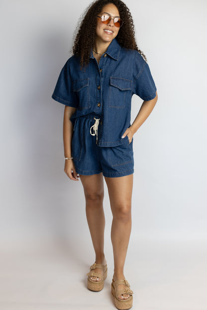 A Little Time Denim Set