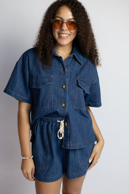 A Little Time Denim Set