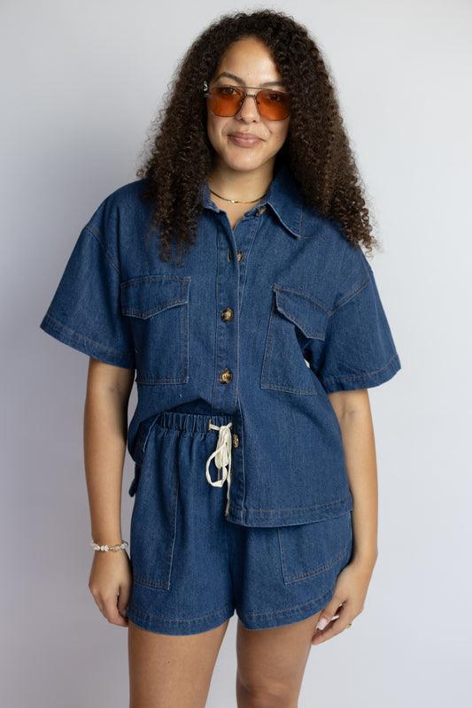 A Little Time Denim Set