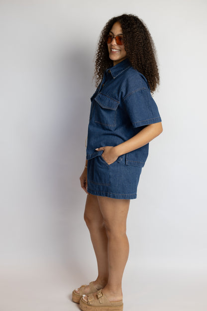A Little Time Denim Set
