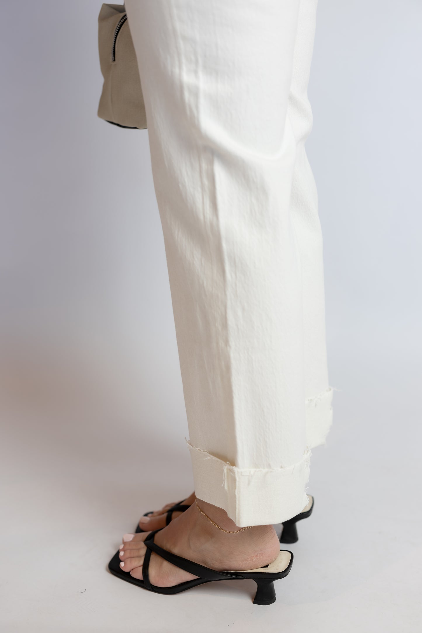 Shotgun Cuffed Wide Leg Denim