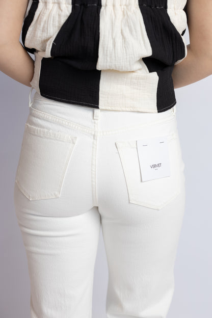 Shotgun Cuffed Wide Leg Denim