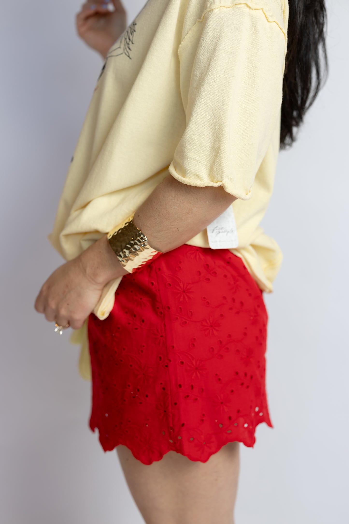 Eyes On You Skort Red