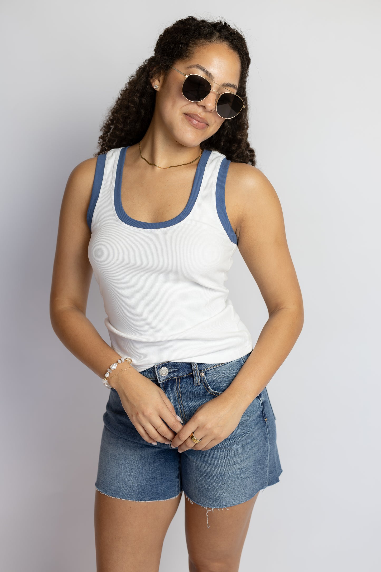 Sirena Contrast Rib Tank