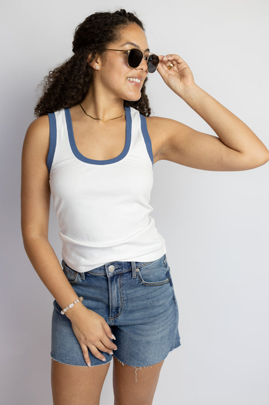 Sirena Contrast Rib Tank