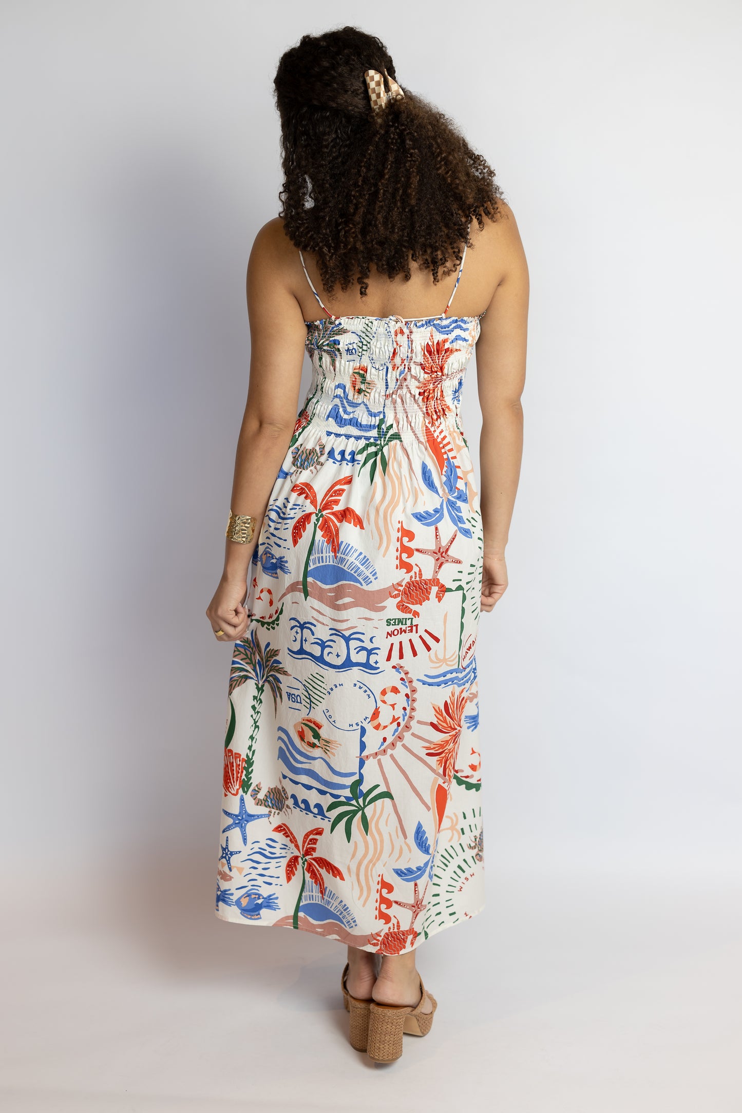 Cornelia Getaway Midi Dress Multi