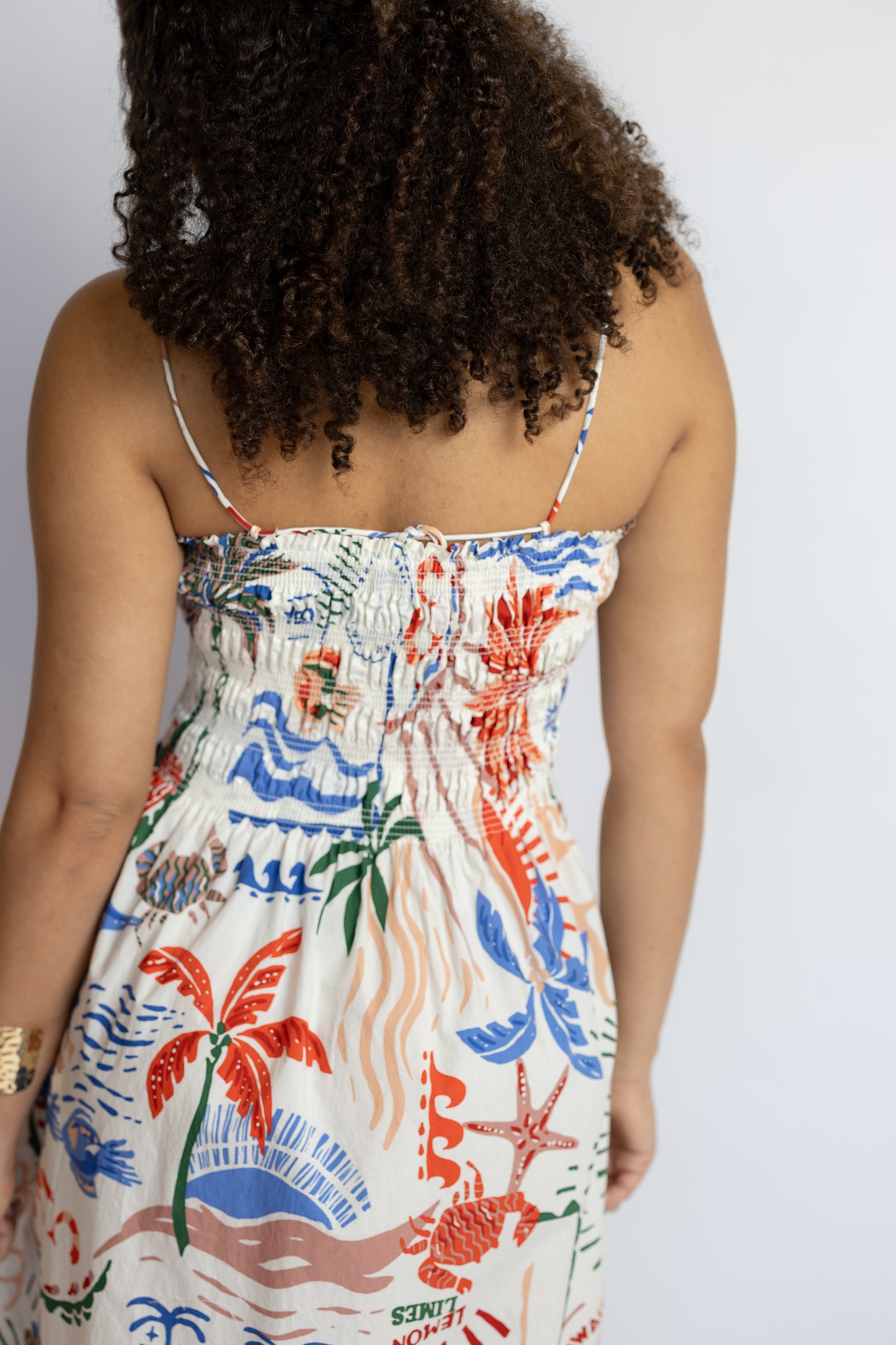 Cornelia Getaway Midi Dress Multi