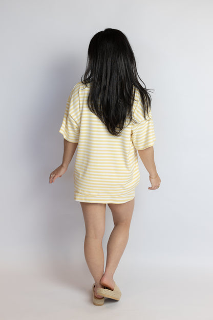 Gracie Oversized Striped Tee